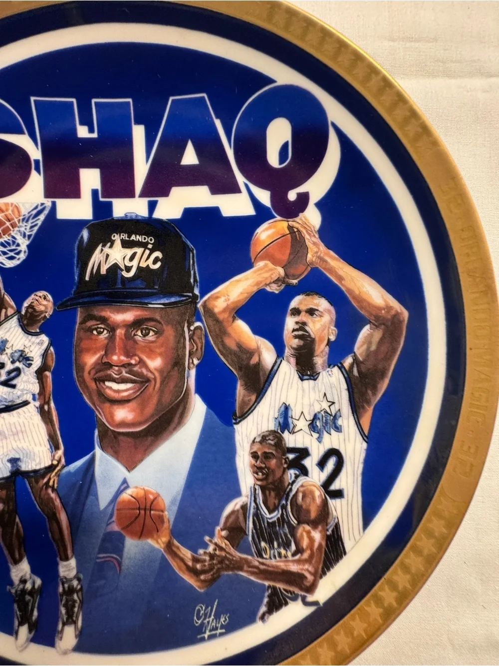 Sports impression Shaquille O’Neal NBA rookie of the year 1992/93 commemorative